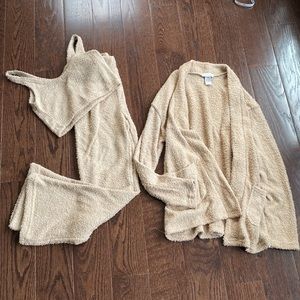 Brown Super Soft Loungewear Set Size Medium